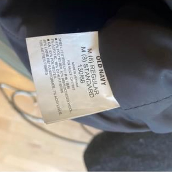 Old Navy’s children gray peacoat, wool blend from Old Navy - Picture 4 of 4